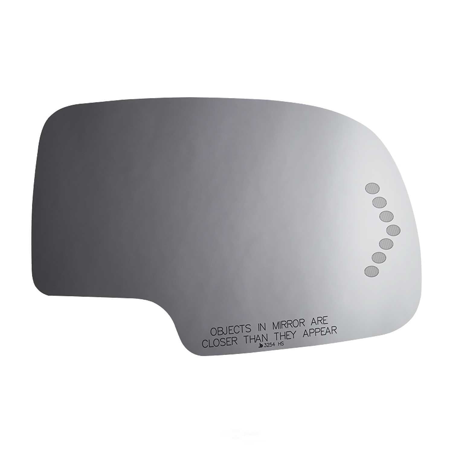 Burco Side View Mirror Replacement Glass - Clear Glass - 3254HS