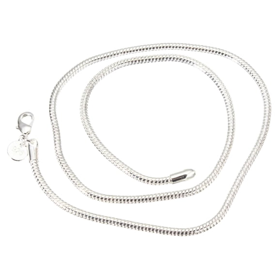 YYKihy Silver Chain Necklace 3MM 16'' Jewelry 18'' 20'' 22'' 24'' Stunning