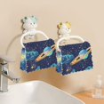 thumbnail image 6 of Kitchen Dish Towels Soft Absorbent Dish Cloths 11"x11" Space Pixel Style 6 Packs, 6 of 9