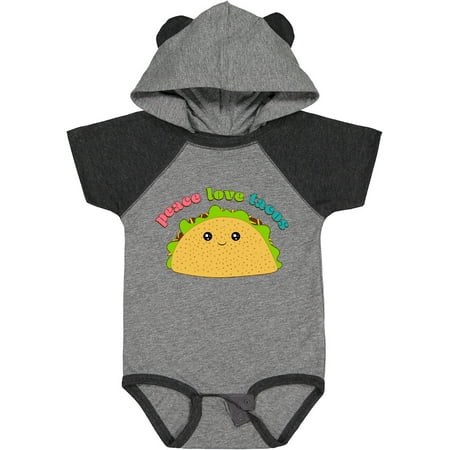 

Inktastic Peace Love Tacos Gift Baby Boy or Baby Girl Bodysuit