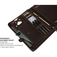 thumbnail image 4 of Leather Portfolio For Ipad Pro 11 2021 3Rd/2Nd/1St Generation With Pencil Holder, Genuine Leather Business Notepad Legal Pad Notebook Portfolio With Zipper, Tablet Padfolio Case For Ipad 11 Pro, 4 of 6