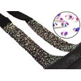 thumbnail image 2 of ORUYROP Sexy High Waist Tights Sparkle Rhinestone Fishnets Party Rhinestone Mesh Stockings, 2 of 3