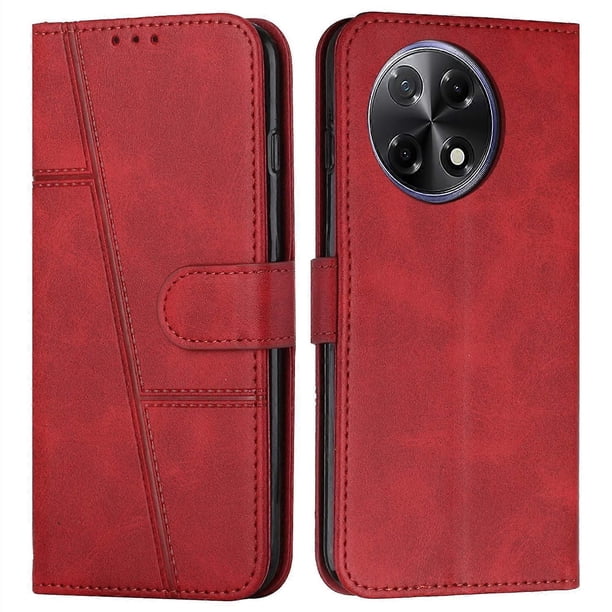 For TECNO Camon 30S 4G 30S Pro 4G Case Stand Flip Protective Leather Phone Cover - Black