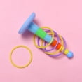 thumbnail image 2 of Toddler Educational Stacking Ring Toy Set - 5 Colorful Rings with Rattling Sound, 5-Section Telescopic Column & Stable Base, Safe Plastic Construction for Fine Motor Skills Development, Perfect Baby, 2 of 6