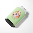 thumbnail image 3 of Carolines Treasures CK4271CC Akita Green Flowers Can or Bottle Hugger Can Hugger multicolor, 3 of 5