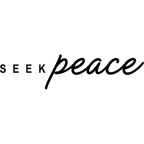 Living Room Art Seek Peace Life Quote 4 X 18"