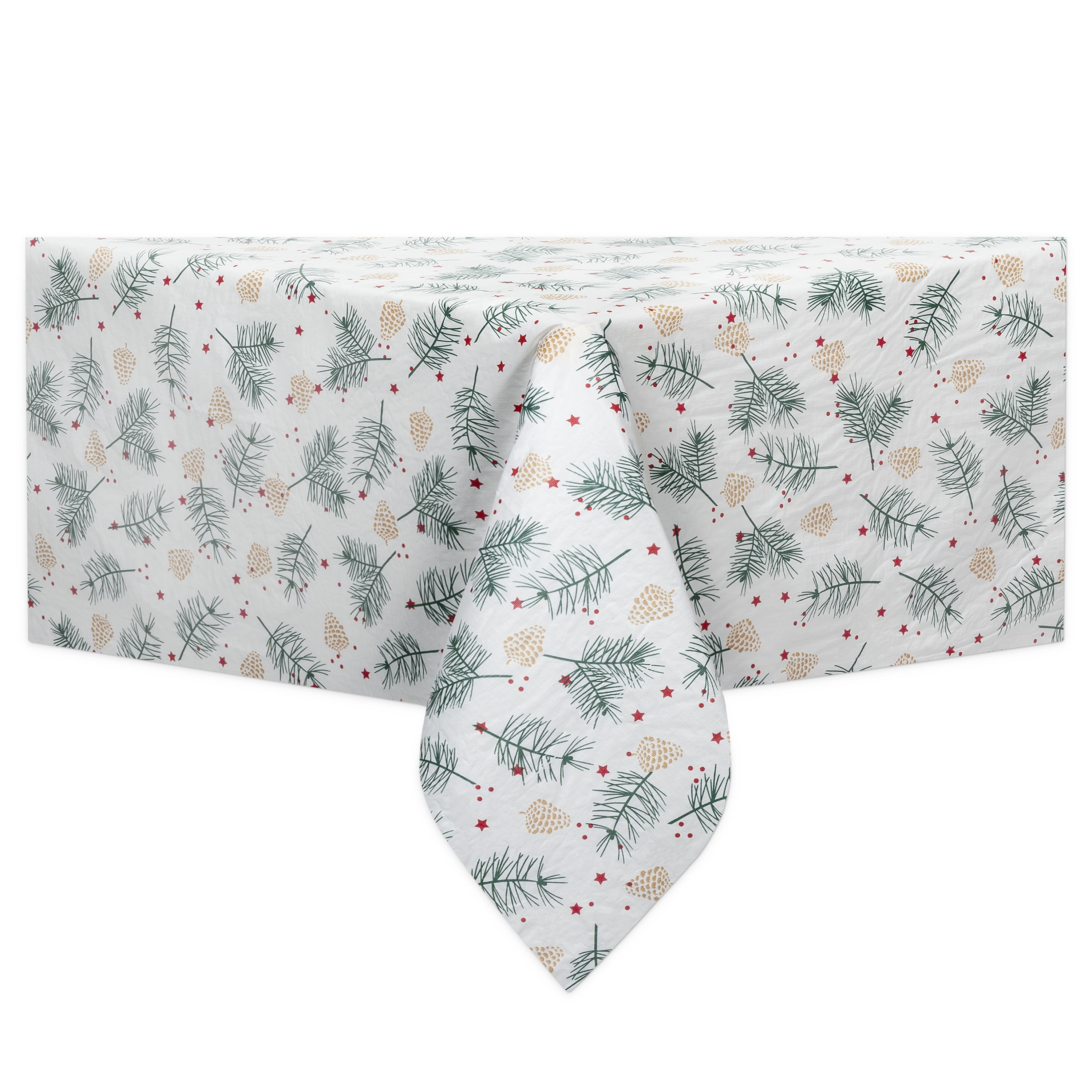 Holiday Time PEVA tablecloth 52x70