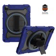 thumbnail image 1 of Tablet Case for iPad Air 4 10.9/Pro 11 2018/2020/2021, Heavy Duty Shockproof Protective Case with 360 Degree Swivel Kickstand & Hand Strap Ikkle iPad Air 4 10.9/Pro 11 2018/2020/2021, 1 of 8