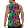 thumbnail image 3 of Gaeub Hawaii Palms Men's Athletic Tank Top, Workout Sleeveless Shirts, Running Tank Tops for Gym, Running, Training - Medium, 3 of 9