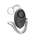 thumbnail image 1 of Alarma personal, alarma antirrobo con llavero - Alarma de bolsillo de seguridad de emergencia de 150 dB con luz LED - Zumbador de prevención para mujeres y niños (negro) 1 pie, 1 of 5