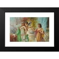 thumbnail image 2 of Hans Zatzka 14x11 Black Modern Framed Museum Art Print Titled - A Classical Idyll, 2 of 5