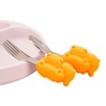 thumbnail image 1 of Juego De Cuchara Y Tenedor De Silicona Para Bebé, Vajilla De Alimentación De Bebé De Animales De Dibujos Animados Para Niños, Tenedores De Cuchara De Entrenamiento Para Aprender A Comer, 2 Uds. Minnieouse BA001334-01, 1 of 6