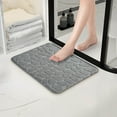 thumbnail image 6 of Luckky Memory Foam Bath Mat, Cobblestone Bathroom Rugs Super Water Absorbent Bath Mats for Bathroom Machine Washable Bath Rugs (15.7 x 23.6 in,Gray), 6 of 9