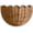Mocca, variant on 16in Scalloped Wicker Wall Basket - Hand Woven Basket - Scalloped Décor Wall Hanging Baskets - Hanging Wall Basket (Mocca)