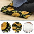 thumbnail image 4 of Watercolor Sunflower Artwork Meditation Seat - Soft Skin-Friendly Tatami Mat Pad for Yoga & Relaxation, 4 of 4