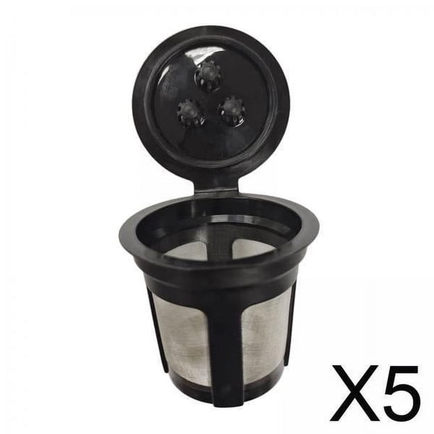 filtros de café,Vasos de filtro de café reutilizables,rellenables,para fiestas en casa,Taza de filtro de café reutilizable de 3 orificios de ajuste universal,Accesorio de repuesto para