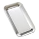 thumbnail image 3 of Serving Platter Square Stainless Steel Dish Tray Barbecue Plate Silver Color for Home S, 3 of 5