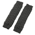 thumbnail image 4 of KyCheLot Leg Warmers for Women Thicken Fleece Lined Cable Knit Solid Color Winter Warm Boot Cuffs Topper Socks, 4 of 4