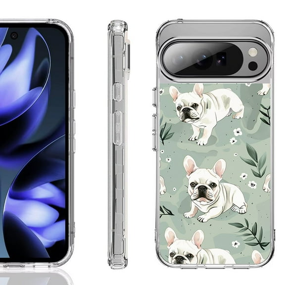 For Google Pixel 10 / 10 Pro Shockproof Phone Case, by OneToughShield - French Bulldog