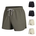 thumbnail image 2 of Big & Tall Men's 5" Inseam Running Shorts Quick Dry Performance Training Short Pants, Breathable Above Knee Athletic Bottoms with Zipper Pocket for Workout, 2 of 6