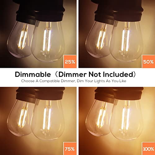 Dimmable S14 Bulbs Waterproof UL 