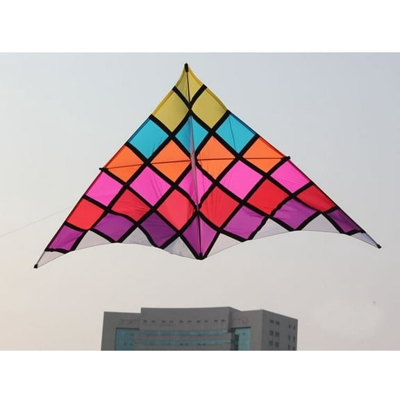 HENGDA KITE for Adult Clourful Block Large Kite Outside Sports Toy  Polyester