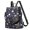 Basketball and Star Navy Pattern, variant on Basketball and Silhouette Orange Fashion Backpack, Fashion Handbag Backpack with Side Bottle Pockets & Convertible Strap, Large Capacity Gifts for Birthday Christmas Thanksgiving