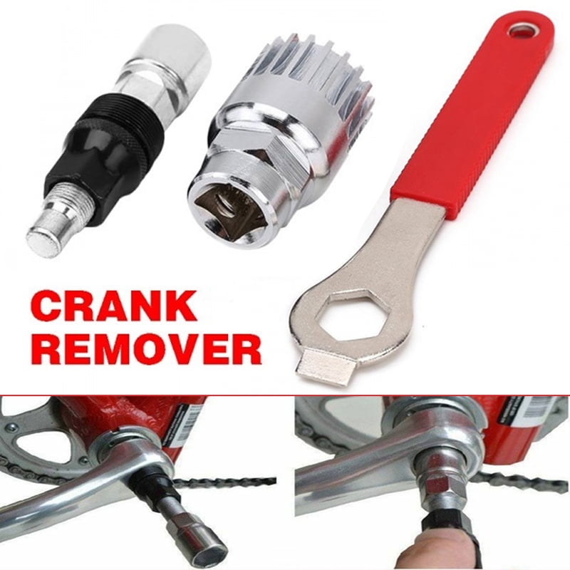 Mountain Bike MTB Bicycle Crank Chain Axis Extractor Removal Repair Tools Kits 