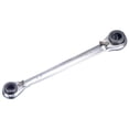 thumbnail image 1 of Unique Bargains 4 in 1 Reversible Ratcheting Wrench, 9-11-13-15mm 12 Point Double Box End, 72 Teeth, Metric, CR-V, 1 of 5