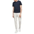 thumbnail image 4 of s.Oliver Camiseta para hombre: básica, cuello redondo, algodón, lisa Azul oscuro M (Medium), 4 of 4