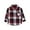 White, variant on WOYY Infant Boys Classic Plaid Button Up Shirt Casual Long Sleeve Flannel Pocket Shirt