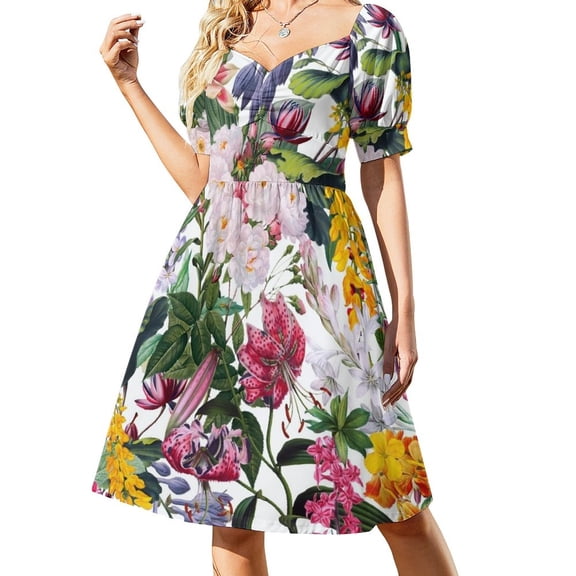Vintage Garden X Sleeveless Dress dress women summer 2024 summer dress daily