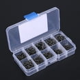thumbnail image 4 of Mini Anzuelo De Pesca Pesca Gancho de pesca Anzuelos con orificio Caja de aparejos de pesca con mosca Acero al carbono Fishho, 4 of 9
