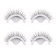 thumbnail image 1 of 2 pares de pestañas postizas 3D autoadhesivas sin pegamento, extensiones de pestañas largas naturales para niñas y mujeres, maquillaje hecho a mano, pestañas suaves., 1 of 6