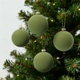 thumbnail image 4 of 12 Pcs 2.36IN Velvet Christmas Balls Bulk Shatterproof Ornaments for Xmas Tree Decorations, Vintage Flocked Hanging for Holiday Party Home Decor Wreath and Garland, 4 of 4