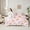 Pink 01, variant on Feelyou Kawaii Cat Animal Twin Bedding Sets 7-Piece, Cute Cartoon Bedding Comforter Set