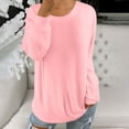 thumbnail image 6 of Purcolt Womens Long Sleeve Shirts Lightweight Casual Crew Neck Basic Tee Tops Comfortable Loose Fit Tunic Tops Outdoor Pullover, 6 of 9