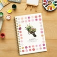 thumbnail image 4 of Cuaderno de acuarelas | Libro tutorial de pintura para principiantes | Guía paso a paso con 12 ilustraciones ligeramente dibujadas | Papel de 120 libras | 6,5"x9" | Encuadernación Lay-Flat | Regalo, 4 of 5