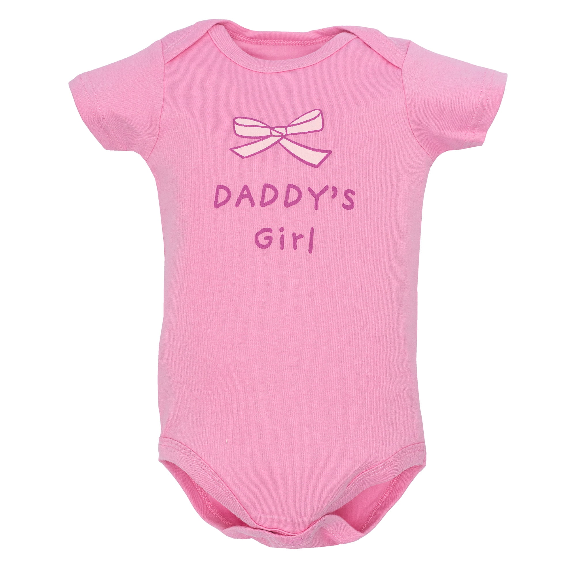Hudson Baby Girl Cotton Bodysuits 3-Pack, Sweet Dog, 0-3 Months