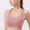 Pink, variant on Sports Bra for Women Padded Racerback Crossback Supportive Wireless Workout Running Gym Fitness Active Bra