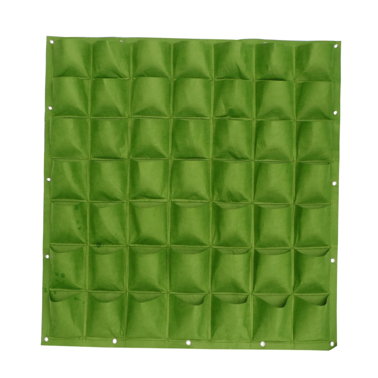 Masteelf Felt Vertical Hanging Planter with 12 Pockets for Wall Garden Indoors Outdoors Green 1mx1m Flat