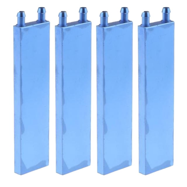 4x Bloque friamiento de Agua de Aluminio para Sistema de Disipador friador de Agua Líquida, Radiador de Gráficos de CPU Frío shamjiam Bloque de enfriamiento de agua de aluminio
