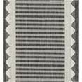 thumbnail image 4 of JERFIT 7x10 Indoor Outdoor Rug, Anthracite Flatweave Area Rug, Water Resistant Polypropylene Patio Carpet for Deck, Porch, Living Room, 4 of 7