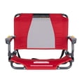 thumbnail image 3 of GCI Outdoor Stadium Rock-Cliner Red Rocking Stadium Seat for Bleachers with Back Support And Armrests, 3 of 14