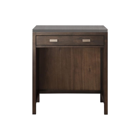 James Martin Vanities 30" Free-standing Countertop Unit (Makeup Counter), Acacia Quartz Top