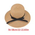 thumbnail image 2 of Summer Beach Sun Hat Foldable Ladies Straw Hat M2B7, 2 of 6