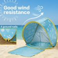 thumbnail image 5 of 3-in-1 Pop-Up Beach Tent with UPF 50+ Sun Protection, Portable Outdoor Shelter, 5 of 8