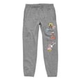 thumbnail image 3 of Spongebob Squarepants Cartoon Character Group Adult Unisex Athletic Heather Graphic Sweatpants -XXL, 3 of 3