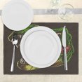 thumbnail image 3 of Ambesonne Dinosaur Place Mats Set of 4, Aggressive Wild T-Rex, Standard Size, Dark Brown Fern Green, 3 of 6