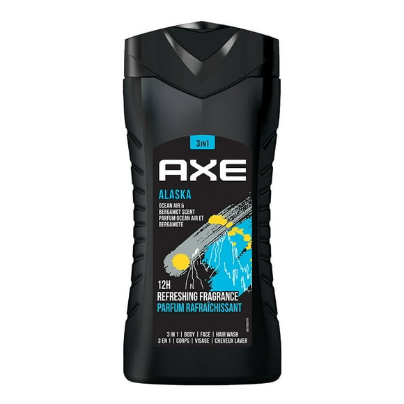 Axe Alaska Nettoyant 3 en 1 pour le Corps, le Visage et les Cheveux pour Hommes 250 ml